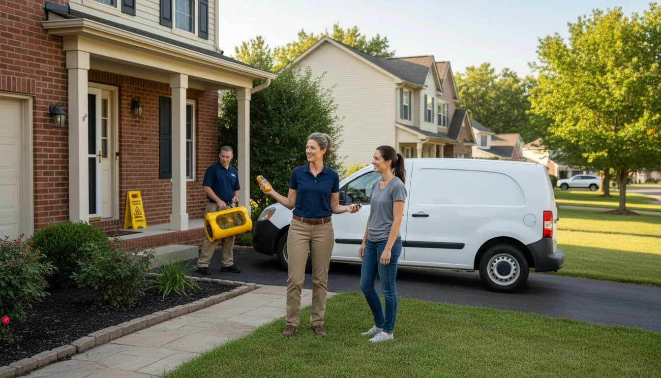 Residential water damage restoration in Sanford, CO